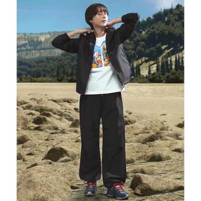 撥水　ワンポイント刺繍ロゴ　コンパクトジャケット