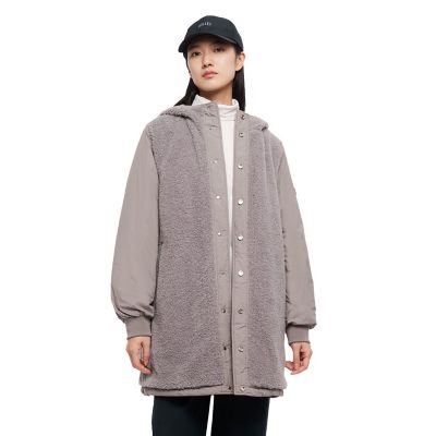 【SALE】AIGLE/エーグル DUPONT SORONA中綿 撥水 インサレーション リバーシブル キルティングボアジャケット グレー コート・ジャケット【三越伊勢丹/公式】