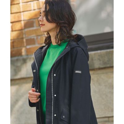 美品AIGLE エーグル 36 ゴアテックスダウンジャケット GORE-TEX AIGLE｜GORE-TEX ゴアテックス 防水 透湿 防風 フーデッドダウン