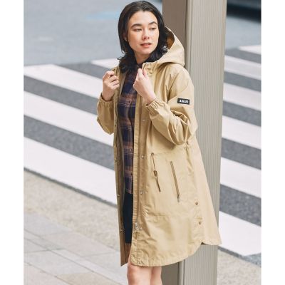透湿 防水 防風 2．5レイヤー フーデッドロングコート RP | AIGLE