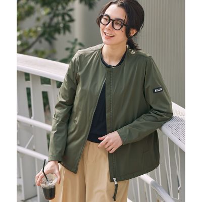 ＜AIGLE＞ＵＶカット　撥水　ストレッチノーカラージャケット　ＲＰ