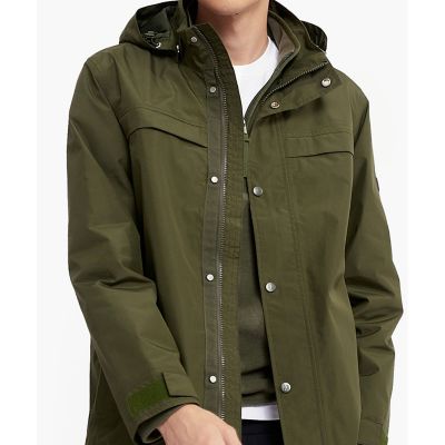 【SALE】AIGLE/エーグル GORE-TEX ゴアテックス 透湿防水 防風 フーデッドジャケット RP/フーデッドブルゾン モスグリーン コート・ジ..
