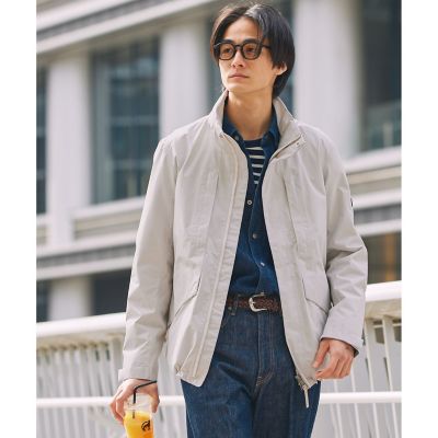 GORE-TEX aquolla フード付きジャケット グレー GORE－TEX 防風 防水 透湿 ゴアテックス 2レイヤー ジャケット