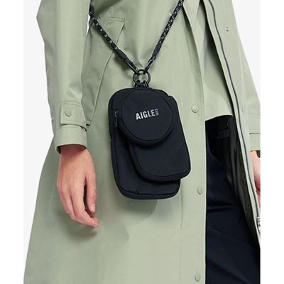 ＜AIGLE＞撥水　ショルダーポーチ　サブポーチ付属