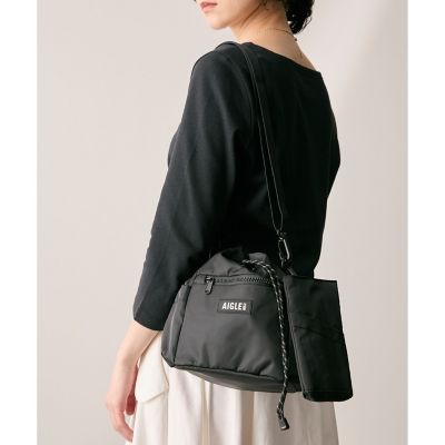 撥水 巾着ショルダーバッグ 3L RP | AIGLE/エーグル | 三越伊勢丹