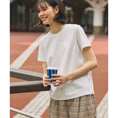 AIGLE/エーグル UVカット 吸水速乾 プライムフレックス ワンポイントロゴ 半袖Tシャツ RP ホワイト トップス【三越伊勢丹/公式】