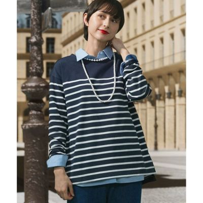 マリンストライプ　ロングスリーブボーダーＴシャツ　ＲＰ　長袖Ｔシャツ