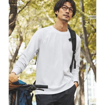 吸水速乾　ワッフルラグランＴシャツ　ＲＰ