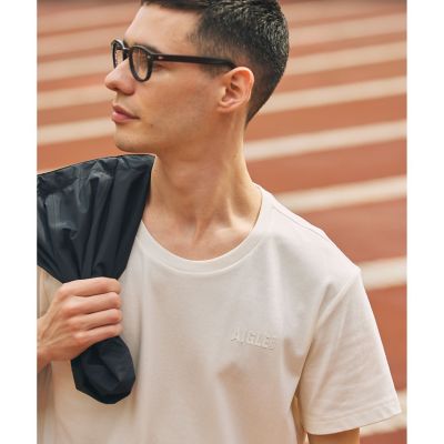 速乾　ＵＶカット　ワンポイントロゴ　半袖Ｔシャツ