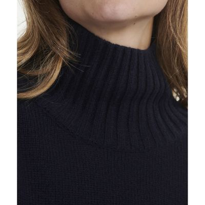 AIGLE / エーグル ウールクルーネックボーダーニットセーター / タートルネック ウールクルーネックボーダーニットセーター ／ タートルネック