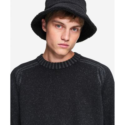 AIGLE/エーグル ウールブレンド ラグランスリーブセーター ブラック トップス【三越伊勢丹/公式】