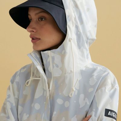 透湿防水ロングフーデッドパッカブルジャケット | AIGLE/エーグル