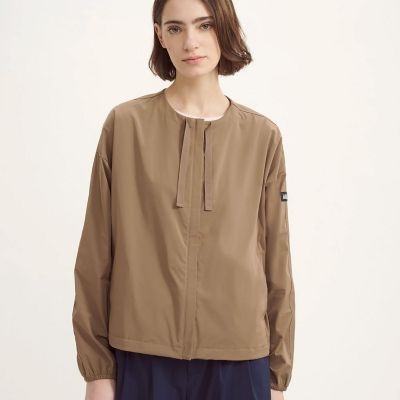 ＜AIGLE＞撥水　クルーネックブルゾン