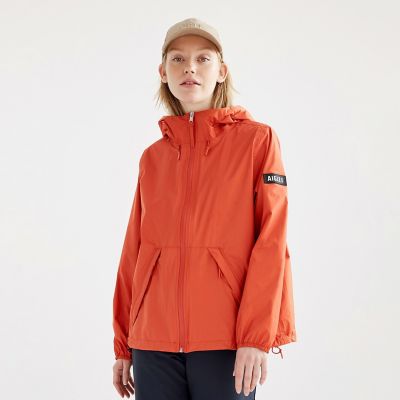 ＜AIGLE＞透湿防水　２レイヤーフーデッドジャケット