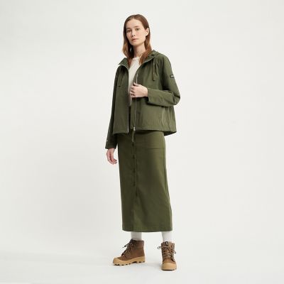 ＵＶカット　撥水　ショート丈　フーデッド　ジップアップマウンテンパーカー