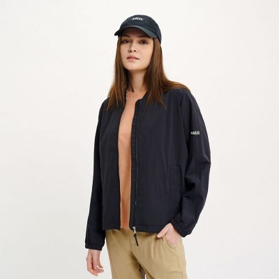 新品　エーグル UVカット 撥水 ドルマンスリーブ ジップアップ ブルゾン UVカット 撥水加工 ショート丈 ドルマンスリーブ ジップアップ