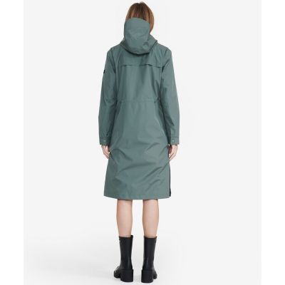 透湿防水 パッカブルロングフーデッドジャケット | AIGLE