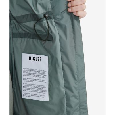 タグ・ノベルティ付き！AIGLE 透湿防水パッカブルロングフーデッドジャケット エーグル AIGLE 透湿防水 パッカブルロングフーデッドジャケット