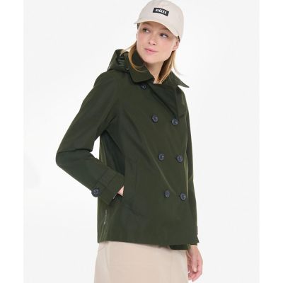 ＧＯＲＥ－ＴＥＸ　ゴアテックス　防水　防風　透湿　フーデッド　ショートトレンチコート　フード取り外し可