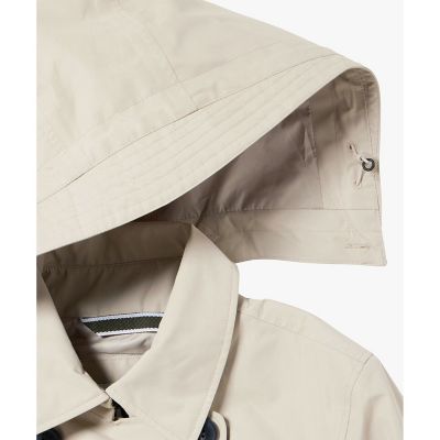 ＧＯＲＥ－ＴＥＸ　ゴアテックス　防水　防風　透湿　フーデッド　ショートトレンチコート　フード取り外し可