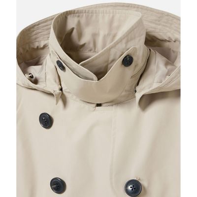 ＧＯＲＥ－ＴＥＸ　防水　透湿　防風　ゴアテックス　フーデッドロングトレンチコート