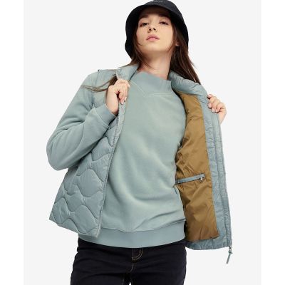 撥水　スタンドネック　ジップアップスリーブレス　ナイロン　プレミアムグースベスト　Ｔ－ＫＩＴ