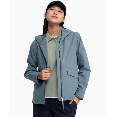 UPF40 UVカット オーガニックコットン フーデッド