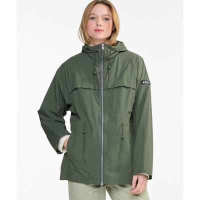 ＜AIGLE＞軽量　撥水　ＵＶカット　パッカブル　ライトウェイトフーデッドナイロンジャケット