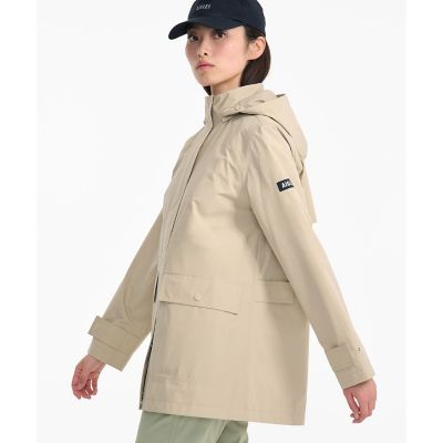 防風　防水　透湿　ＧＯＲＥ－ＴＥＸ　ゴアテックス　２レイヤー　フーデッドコート　／　フード取り外し可