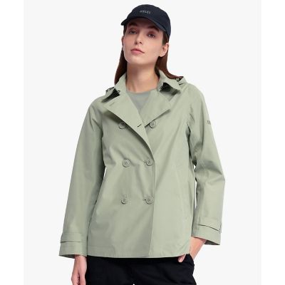 ＧＯＲＥ－ＴＥＸ　ゴアテックス　防風　撥水　透湿　フーデッドショートトレンチコート