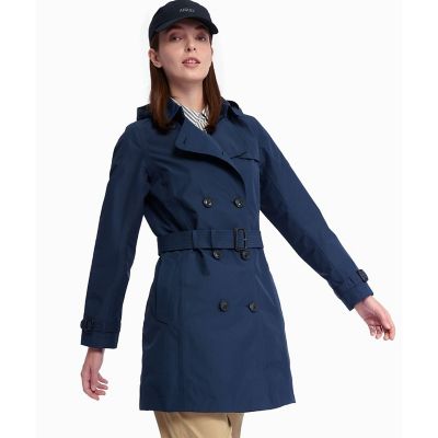 ＧＯＲＥ－ＴＥＸ　ゴアテックス　防風　防水　撥水　透湿　ダブルプレスト　トレンチコート　フード取り外し可