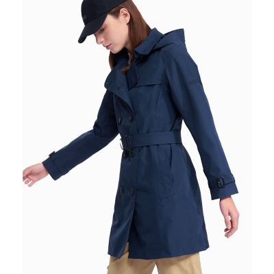 ＧＯＲＥ－ＴＥＸ　ゴアテックス　防風　防水　撥水　透湿　ダブルプレスト　トレンチコート　フード取り外し可