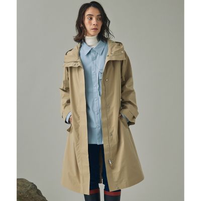 美品 現行 AIGLE トレンチコート ロング丈 カーキ ベルト 撥水 透湿防水 ロングトレンチコート | AIGLE/エーグル | 三越伊勢丹