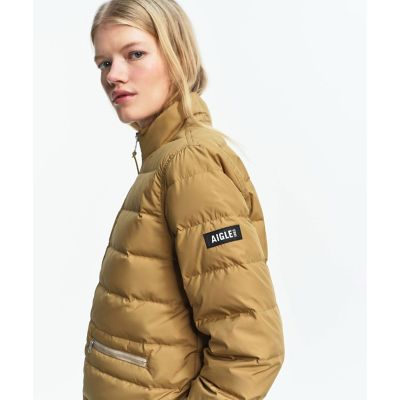 AIGLE/エーグル 撥水 ショートキルティングダウンジャケット T-KIT キャメル コート・ジャケット【三越伊勢丹/公式】