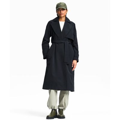 透湿防水　ロングトレンチコート