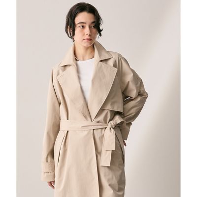 透湿防水 ロングトレンチコート フードつけ外し可 | AIGLE/エーグル