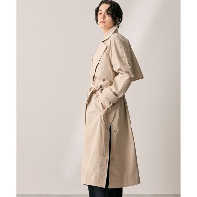 透湿防水 ロングトレンチコート フードつけ外し可 | AIGLE/エーグル
