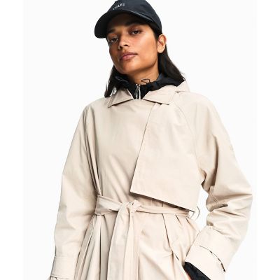 透湿防水　ロングトレンチコート