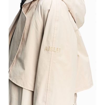 透湿防水　ロングトレンチコート