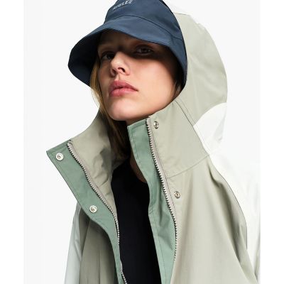 透湿 防水シーム カラーブロック ショートフレアジャケット | AIGLE