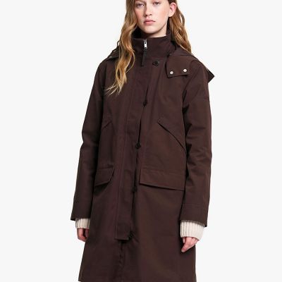 透湿防水 トラペーズ ベルベットロングコート | AIGLE/エーグル | 三越