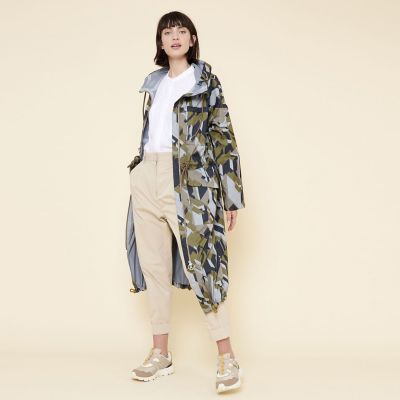 透湿防水　エリオトリクス　プリント　ジャケット