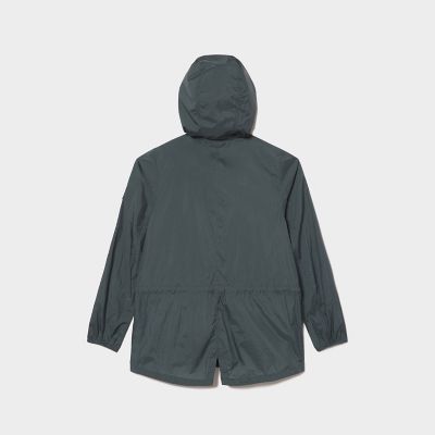 撥水　ショート　フィッシュテールパーカ