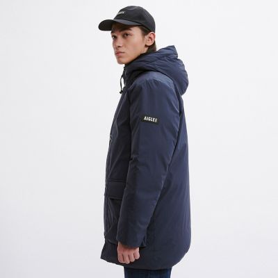 ロングダウンフーデッドジャケット