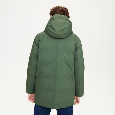 ロングダウンフーデッドジャケット