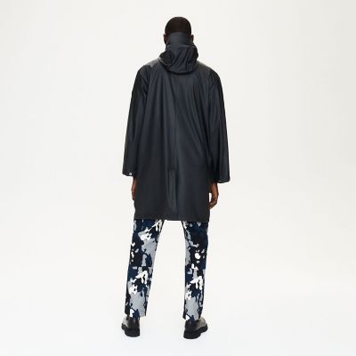 防水　フーデッドジャケットロング