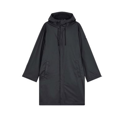 防水　フーデッドジャケットロング