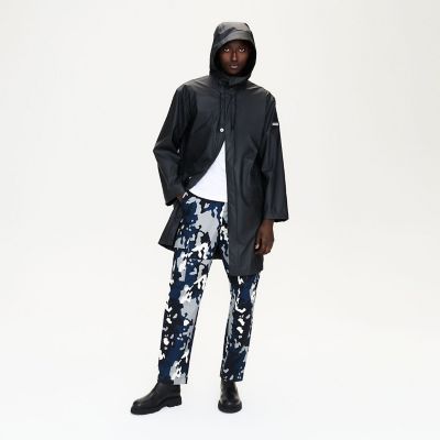 防水　フーデッドジャケットロング