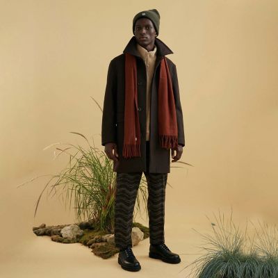 ＜AIGLE＞ロングウールコート