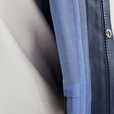 透湿防水　フーデッドロングジャケット